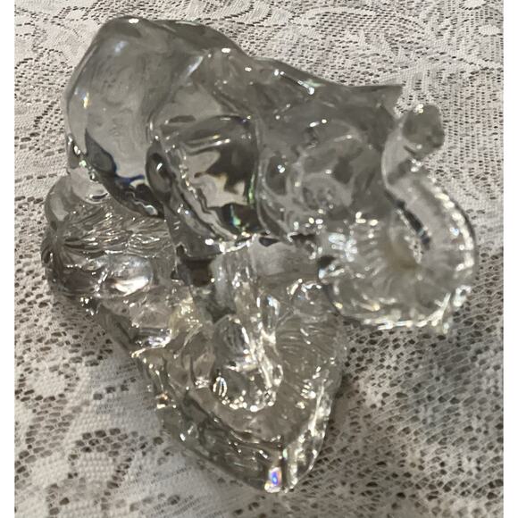 Crystal ELEPHANT Wonders of the Wild Made in Germany 5.5" Tall x 7” Wide - Picture 3 of 9